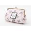 Maison de FLEUR x Steady 2014 กระเป๋าเครื่องสำอางสีชมพูหวาน สวยงามบุนิ่ม อะไหล่ทอง