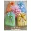ผ้าขนหนูเนื้อ cotton ลายปาเก้ ขนาดเช็ดตัว 24x48 นิ้ว