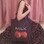 MILK CHERRY CAT BAG กระเป๋าลายแมวเชอร์รี่
