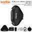 Godox S2 Speedlite Bracket with Softbox, Grid & Carrying Bag Kit (23.6 x 23.6")
