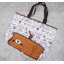 Rilakkuma กระเป๋าผ้าพับKawaii สะพายไหล่น่ารัก มาพร้อมฉนวนหุ้มเก็บความเย็น สำหรับใส่อาหารกลางวันและช้อปปิ้ง