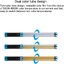 Nicefoto Handheld Bi-Color RGB LED Light Wand TC-288 3000K-9000K Light Bar Magic Tube Light Luminous Flux 1400LM + Battery for Photography Lighting