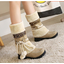 รองเท้าบูทกันหนาว ไซต์ 34-43 สีดำ/ม่วง/น้ำตาล/ครีม