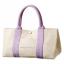MERCURYDUO CANVAS BAG กระเป่าผ้าน่ารัก ซับสีม่วงมีช่องใส่ของ มีกระดุมข้างและกระดุมกลางเพื่อเปลี่ยนทรง