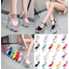 รองเท้าส้นแก้ว 6.8 นิ้ว ไซต์ 34-43 สีแดง/ดำ/ขาว/เงิน/เหลือง/ฟ้า/ชมพู มี 2 แบบ