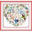 ชุดปักจีน Colorful phoenix heart decor