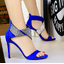 รองเท้าส้นสูงงานสวย ไซต์ 34-40 สีแดง/ดำ/เหลือง/น้ำเงิน/ชมพู/แอพพริคอท