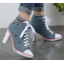 รองเท้าส้นสูง ไซต์ 34-40 สีฟ้าอ่อน ฟ้าเข้ม ขาว ดำ