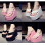 รองเท้าส้นสูงฟองน้ำสีดำ ขาว ชมพู ไซต์ 35-39
