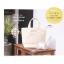 (มีกล่อง) kippis White Bear Boat Tote Bag & Mini Pouch กระเป๋าถือ และ กระเป๋าใบเล็ก