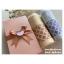 ผ้าขนหนูเนื้อ cotton ลายกากบาทใหญ่ ขนาดเช็ดผม 15x30 นิ้ว แพ็คกล่องมุก
