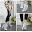 รองเท้าส้นสูง ไซต์ 34-40 สีฟ้าอ่อน ฟ้าเข้ม ขาว ดำ