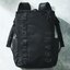 BEAMS Backpack Men's Black Appendix กระเป๋าเป้สะพายหลังใบใหญ่ สีดำ ทรงกล่องสุดเท่ห์