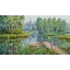 Luca-S ชุดปัก Birches at the edge of the lake