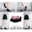 รองเท้าส้นเตารีดฟองน้ำแต่ดอกไม้สีดำ/ชมพู/ม่วง/เทา/ขาวไซต์ 35-41