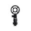 Saramonic SR-SMC2 Shotgun Microphone Shockmount with Cold Shoe, 1/4", 3/8", & 5/8" Threads for Cameras, Tripods, Stands & Boom Poles
