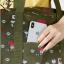 SNOOPY 2WAY กระเป๋าเดินทางขนาดใหญ่สีเขียวมะกอก ลายชาร์ลีบราวน์และสนูปปี้
