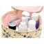 AG by aquagirl Vanity Pouch กระเป๋าเครื่องสำอางสีหวาน ลายดอกไม้สดใส (เฉพาะกระเป๋าเครื่องสำอาง)