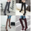 รองเท้าบูทยาวส้นสูง 5.5 นิ้ว ไซต์ 34-43 สีดำ/น้ำตาล/เทา/แดง