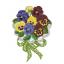 EMS ชุดปัก Pansy Bouquet