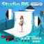 Studio Set B ชุดไฟสตูดิโอพร้อมฉาก 2x3M ความสว่างสูงสุด 16000LM