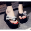 รองเท้าส้นสูงฟองน้ำ สีแดง ดำ เงิน ไซต์ 35-41