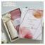 ผ้าคลุมไหล่ Cashmere+กระบอกเก็บความร้อนเย็นฝาทองแพ็คกล่องพิมพ์ชื่อบ่าวสาว