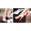 รองเท้าส้นสูงปลายแหลมสายรัดข้อสีแดง/ดำ/ขาว/นู๊ด ไซต์ 34-43