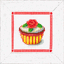 Vervaco ชุดปัก Cupcake with Rose