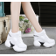 รองเท้าผ้าใบเสริมส้น ไซต์ 35-39 สีดำ/ขาว