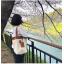 (มีกล่อง) nest Robe กระเป๋าสะพายผ้าใบกันน้ำ+PU พร้อมสายห้อยการ์ด