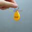 พวงกุญเเจคีย์การ์ด Keytag (Proximity 125Khz.) (เเบบหยดน้ำ ยี่ห้อ HIP ) สีเหลือง