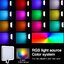 NiceFoto TC-668 RGB LED Video Light, Bi-Color Mode,360 LED Beads, 0-360 Full-Color Adjustment, CRI95+, LCD Display