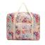พร้อมส่ง Floral Folding TravelBag กระเป๋าสำรองเวลาเดินทาง ลายดอกไม้ และใบไม้ พับได้พกสะดวก