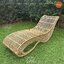 เตียงข้างสระว่ายน้ำ หวายเทียม เตียงอาบแดด Modern Style New Collection Sunbed Synthetic Rattan พร้อมเบาะ