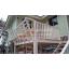 บ้านน๊อคดาวน์ ขนาด 6*7 เมตร ระเบียง 3*3 เมตร ยกสูง 2 เมตร (2ห้องนอน 2ห้องน้ำ 1ห้องรับเเขก)