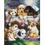 Luca-S ชุดปักครอสติช Bath Time Pups