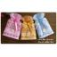 ผ้าขนหนูเนื้อ cotton ลายกากบาทเล็ก ขนาดเช็ดผม 15x30 นิ้ว