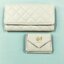 พร้อมส่ง (มีกล่อง) LA BAGAGERIE Quilted Purse & Mini Wallet กระเป๋าเงินใบยาว + กระเป๋าใส่เหรียญ หนัง PU สำเนา