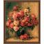 Riolis Bouquet of Roses after Pierre-August Renoir's painting