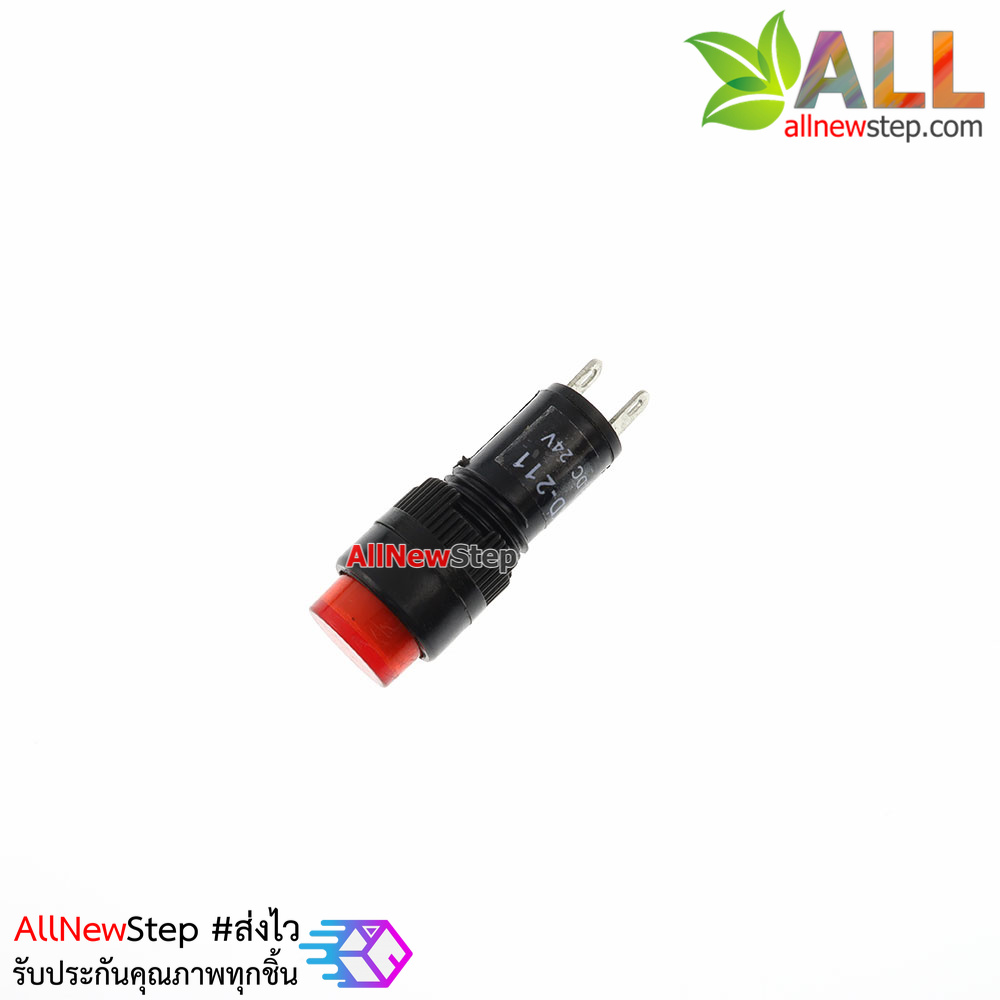 NXD-211 ไฟแสดงผล LED สีแดง signal indicator ไฟเลี้ยง 24V