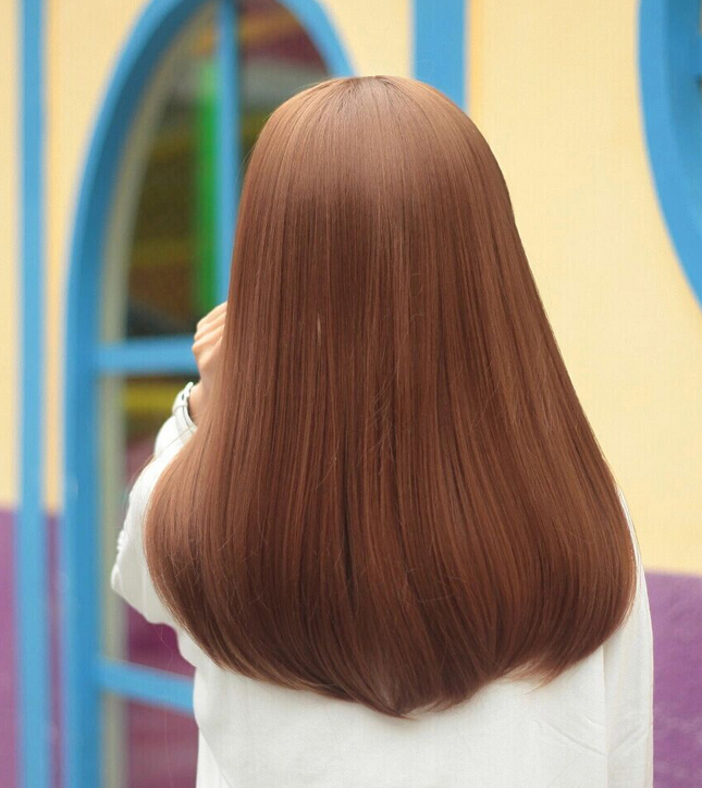 C1132 วิกผมตรง ยาวประมาณหน้าอก