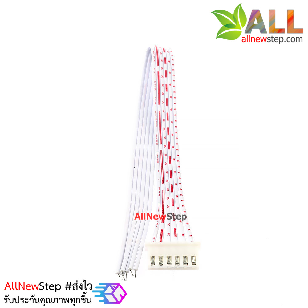 สายแพ 6P ตัวเมีย single head line 20CM ระยะห่าง 2.54mm