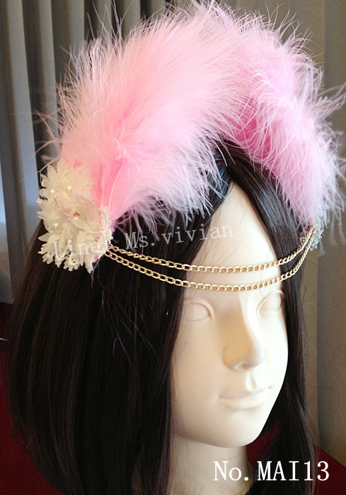 MAI13 มงกุฎขนฟู เเบบคาดหน้าผาก (งาน handmade)**สินค้ามีจำกัดในเเต่ละล๊อต**