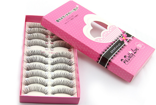 HS-43 ขนตาปลอม (ขายปลีก) เเพ็คละ 10 คู่ ขายยกเเพ็ค **ล๊อตนี้ยาวเเละหนากกว่าเดิมนิดหน่อย**