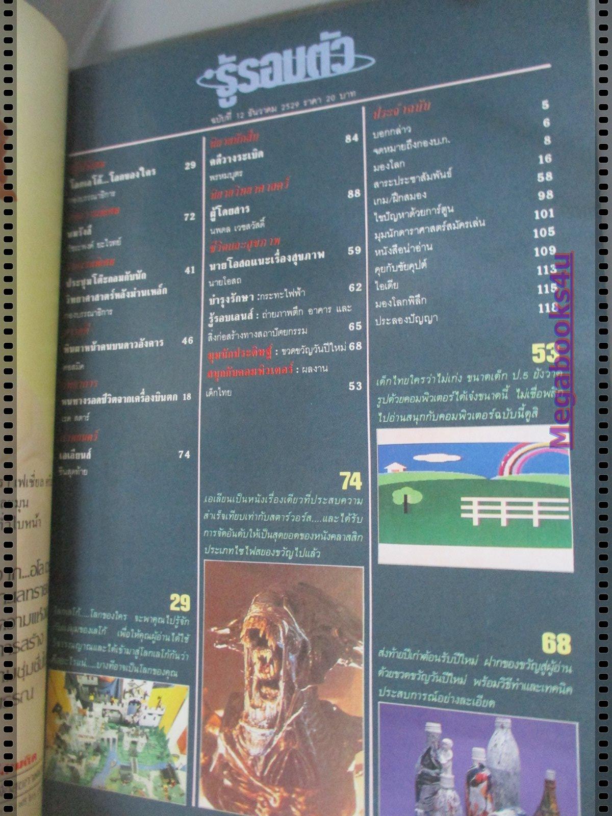 นิตยสารรู้รอบตัว ฉบับที่12 ปี2529