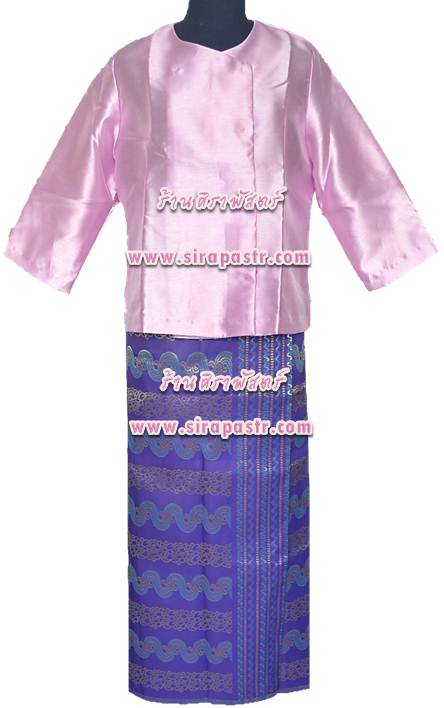 ชุดพม่า A6 (เสื้อฯ+ผ้าถุงฯ) *รายละเอียดในหน้าสินค้า