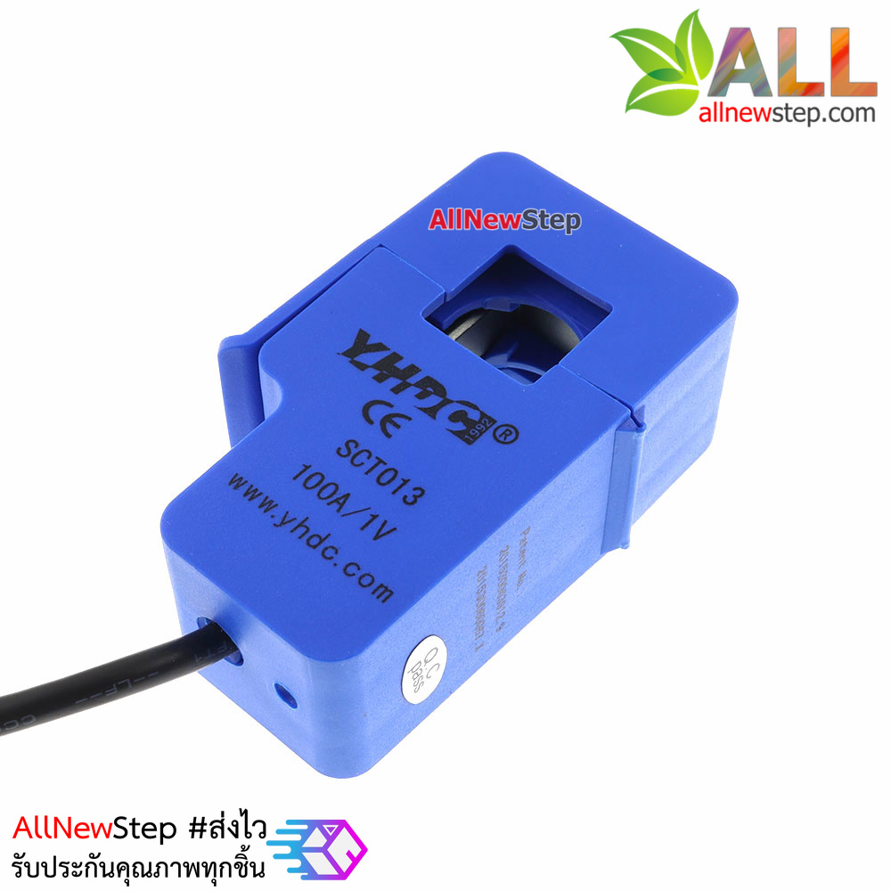 Non-Invasive Current Sensor 100A Max Current Output 0-1V CT Sensor เซนเซอร์วัดกระแสสูงสุด 100A