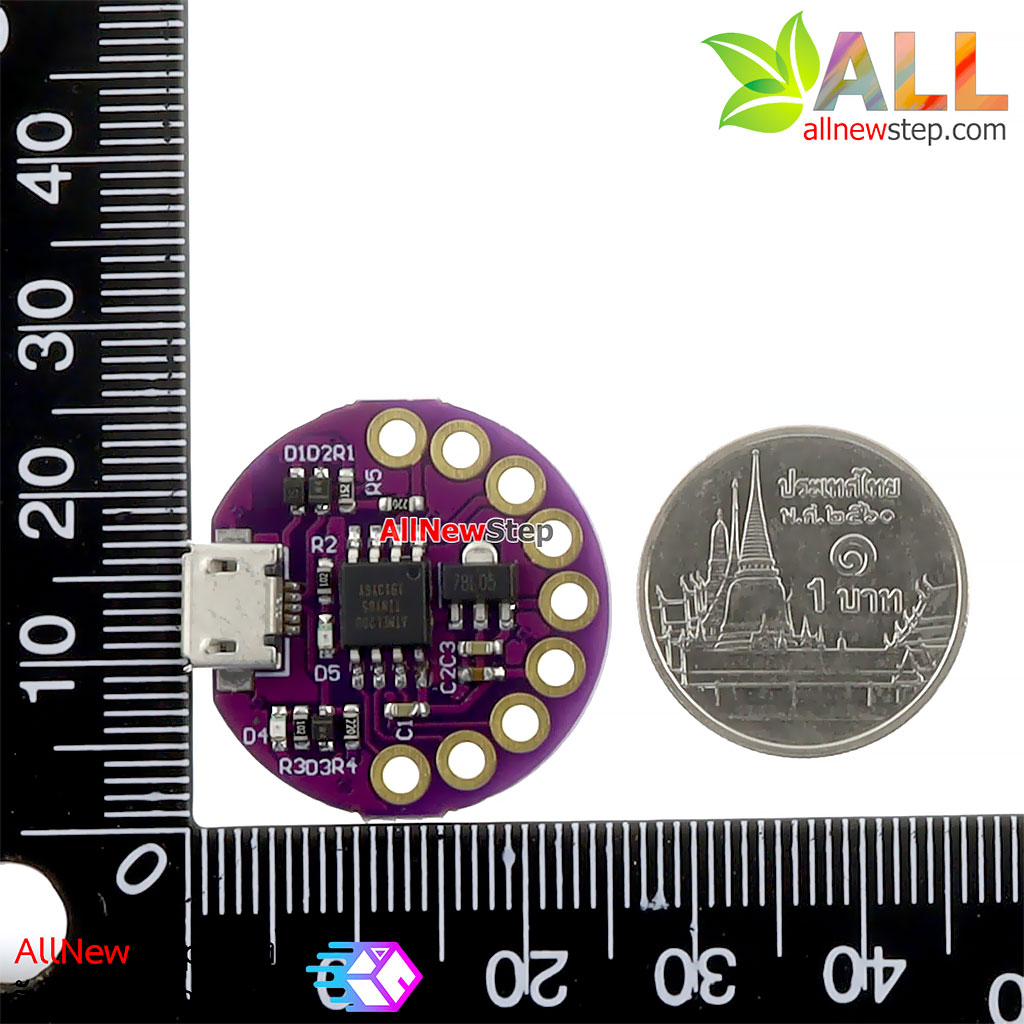 บอร์ด Lilypad Digispark บอร์ดพลังจิ๋ว Lilypad Digispark ATtiny85 ...