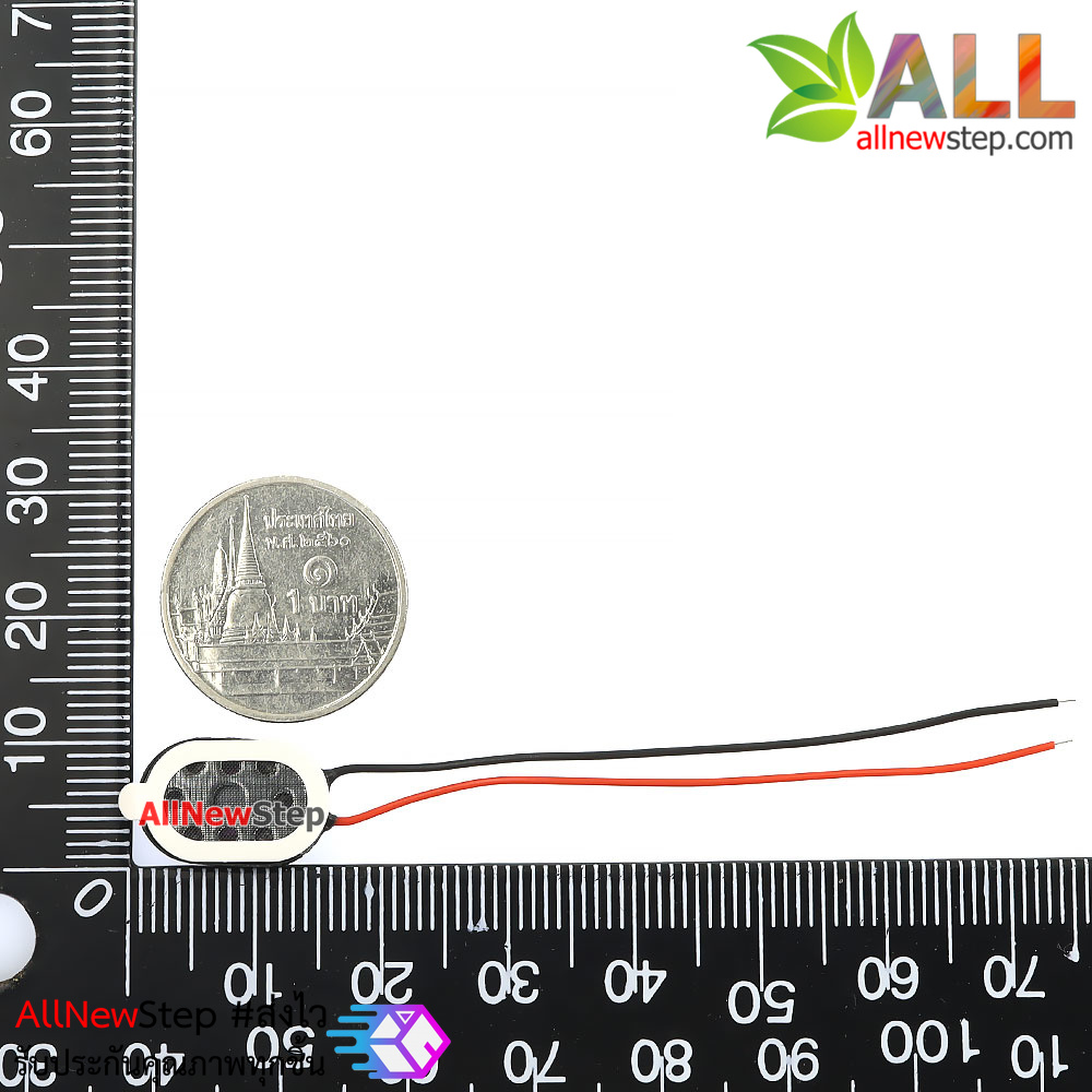 ลำโพง 8 โอห์ม 1W ขนาด 15x10mm